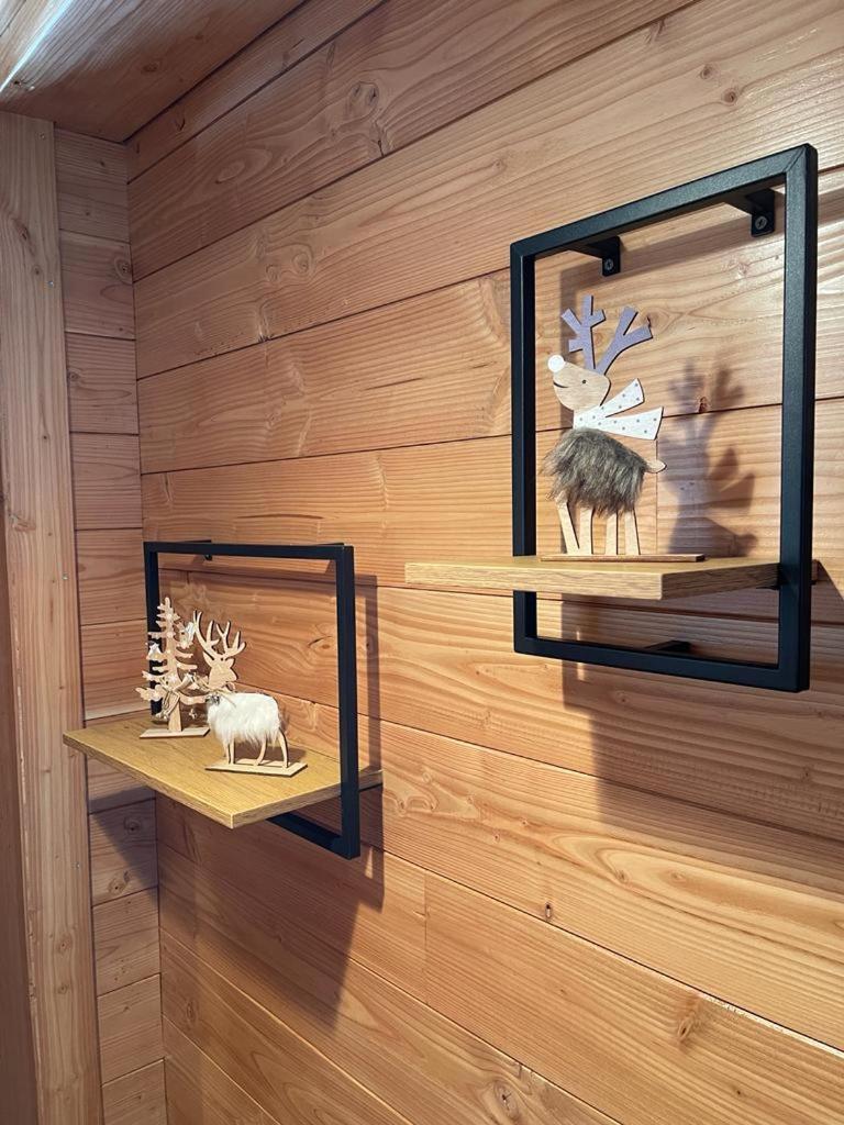 Appartement Lumineux Neuf Dans Bas De Chalet Le Douglas 拉茹杜罗普 外观 照片